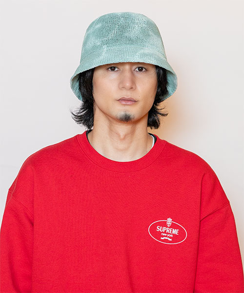 モデル頭囲：58cm 着用サイズ：ONESIZE
