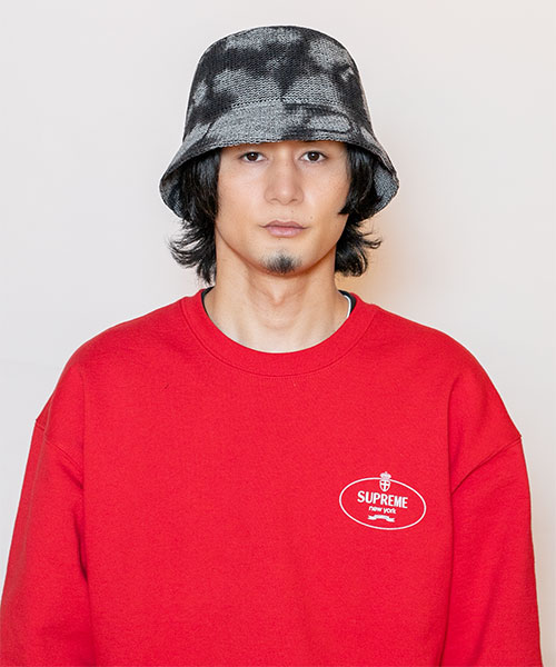 モデル頭囲：58cm 着用サイズ：ONESIZE