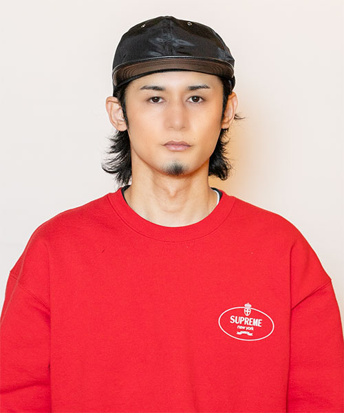 モデル頭囲：58cm 着用サイズ：ONESIZE