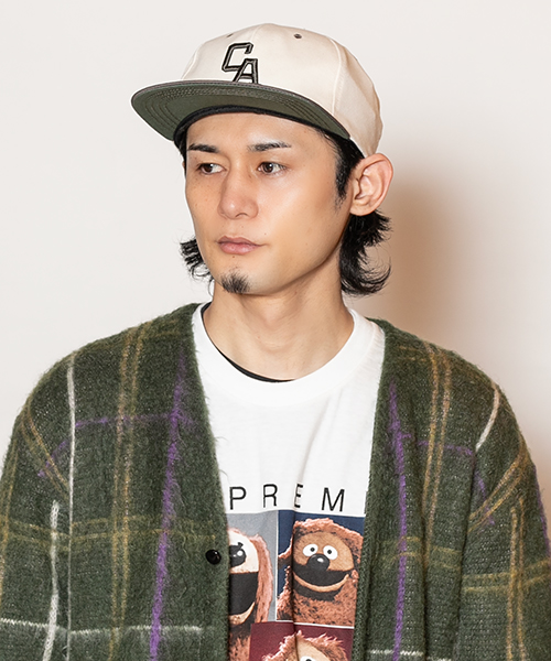 モデル頭囲：58cm 着用サイズ：ONESIZE