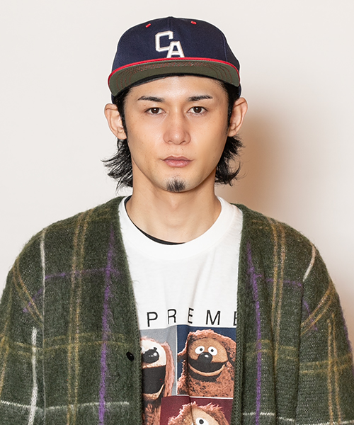 モデル頭囲：58cm 着用サイズ：ONESIZE