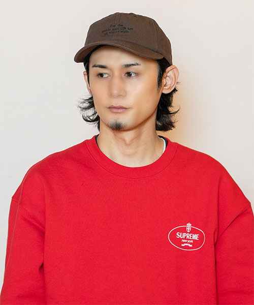 モデル頭囲：58cm 着用サイズ：ONESIZE