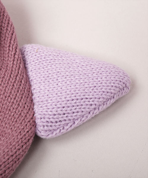 KIDS CAT BALACLABA PURPLE 53-56