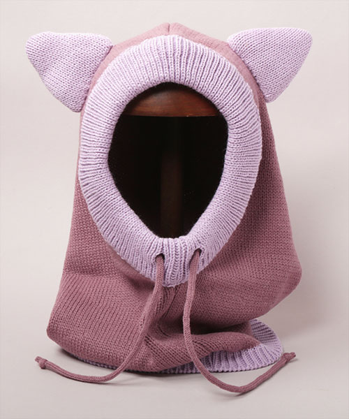 KIDS CAT BALACLABA PURPLE 53-56