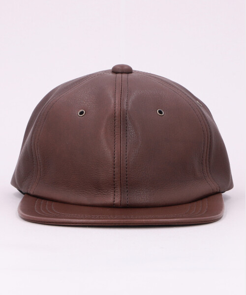W COW LEATHER CAP BLACK ONESIZE