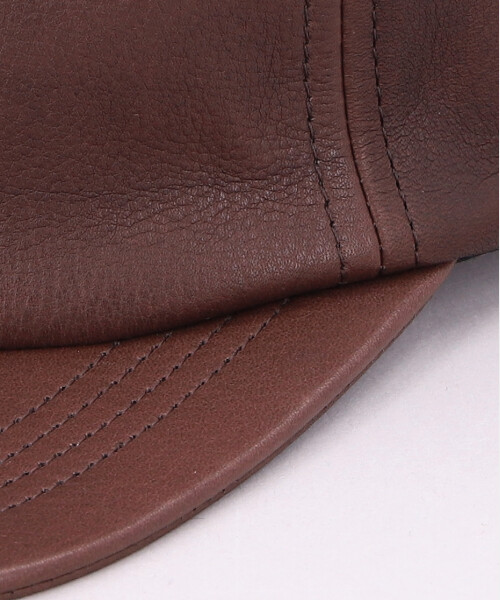 W COW LEATHER CAP BLACK ONESIZE