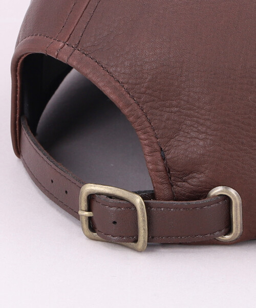 W COW LEATHER CAP BLACK ONESIZE