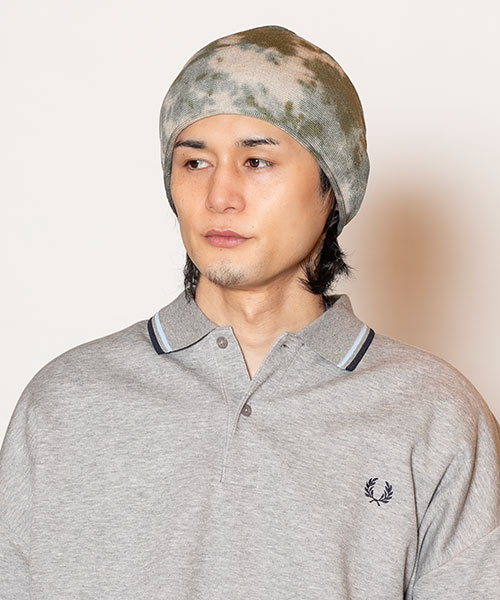 モデル頭囲：58cm 着用サイズ：ONESIZE