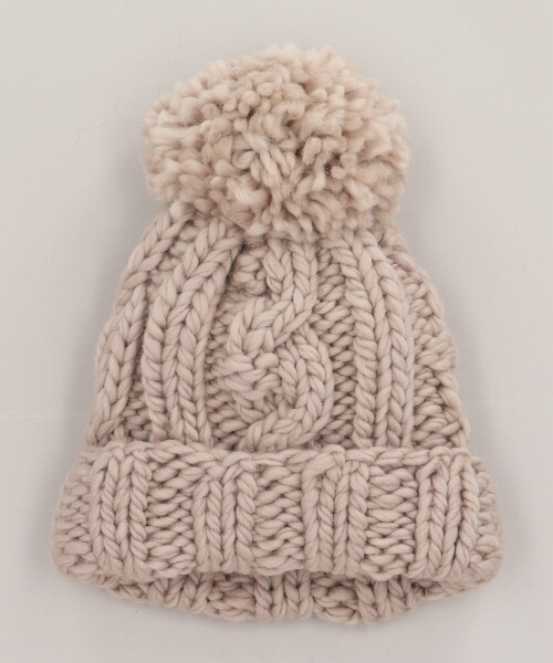 HAND KNITTED CABLE WATCH WHITE ONESIZE