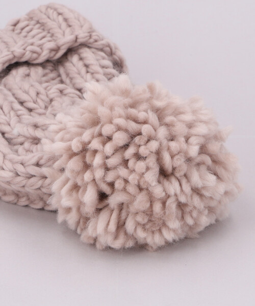 HAND KNITTED CABLE WATCH WHITE ONESIZE