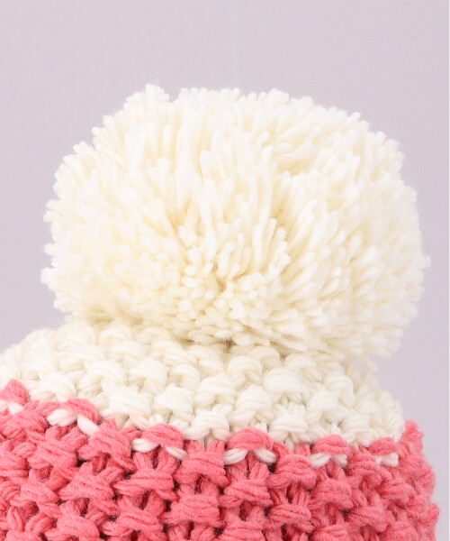 HAND KNITTED EARFLAP WATCH WHITE ONESIZE