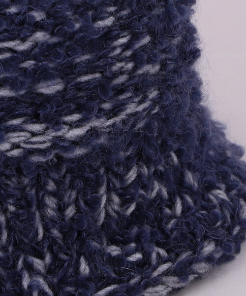 HAND KNITTED SAILOR HAT3 BROWN ONESIZE