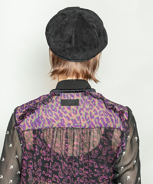 モデル頭囲：55cm 着用サイズ：ONESIZE