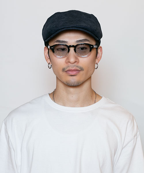 モデル頭囲：58.5cm 着用サイズ：M