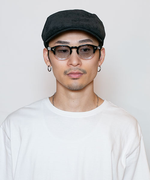 モデル頭囲：58.5cm 着用サイズ：M