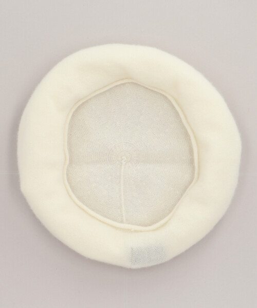 CASHMERE BERET2 BROWN ONESIZE