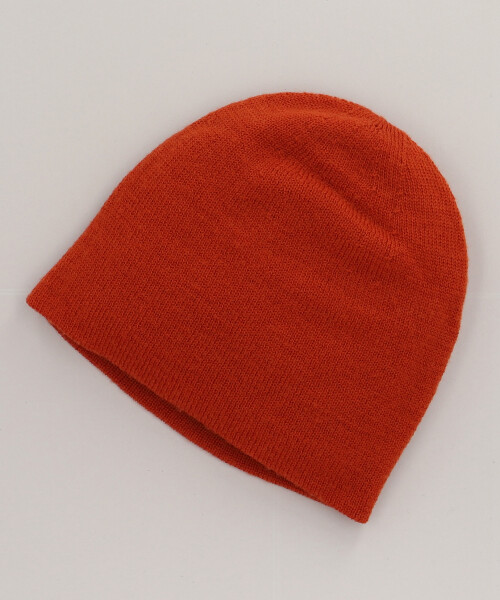 CF WASHABLE LIGHTWEIGHT BEANIE(ONESIZE ORANGE): ニットキャップ帽子