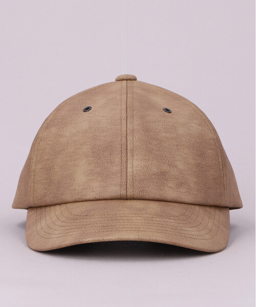 kemh5557様 13枚口 LM FAUX LEATHER CAP(ONESIZE BEIGE): キャップ|帽子通販