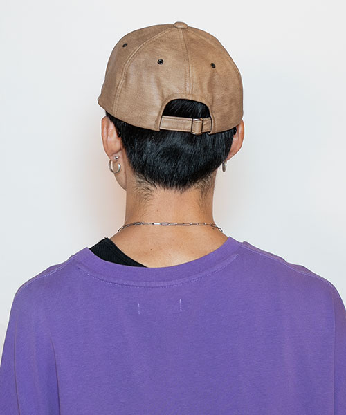 LM FAUX LEATHER CAP(ONESIZE BEIGE): キャップ｜帽子通販｜CA4LA