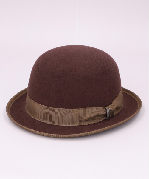 SHORTBRIM BOWLER HAT2 BROWN M
