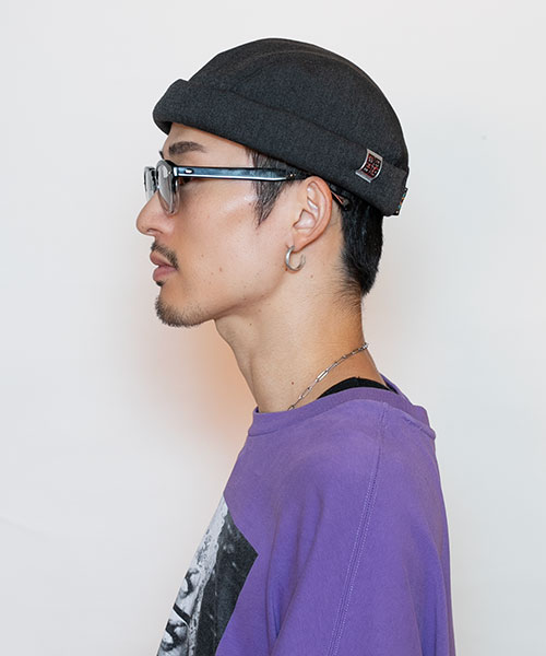 モデル頭囲：58.5cm 着用サイズ：ONESIZE