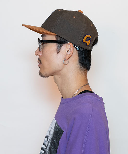 モデル頭囲：58.5cm 着用サイズ：ONESIZE