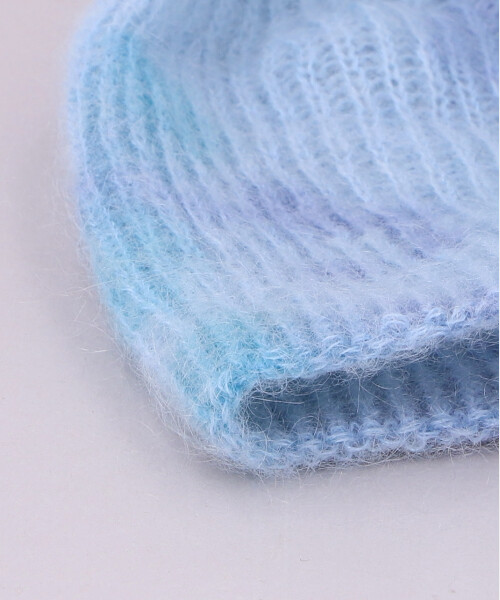 CF TIE DYE MOHAIR BEANIE BLUE ONESIZE