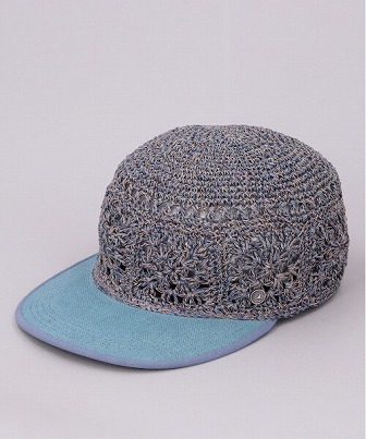 HAND KNITTED PAPER BALL CAP