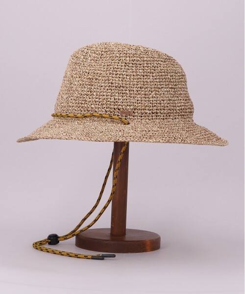 HAND KNITTED PAPER CODE HAT NATURAL ONESIZE