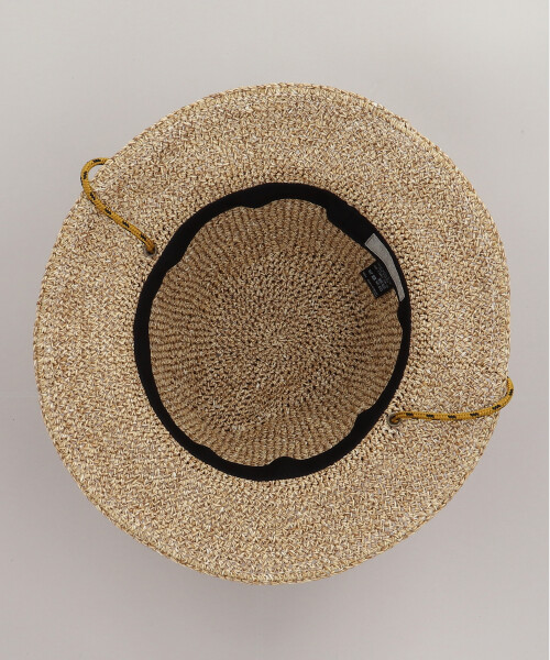HAND KNITTED PAPER CODE HAT NATURAL ONESIZE