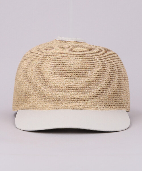 WASHABLE BRAID SLIT CAP BEIGE ONESIZE