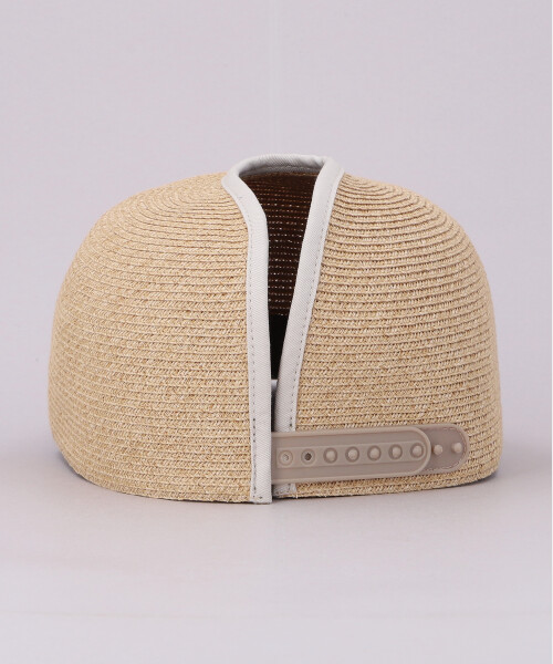 WASHABLE BRAID SLIT CAP BEIGE ONESIZE