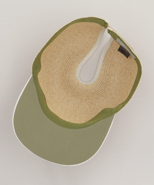 WASHABLE BRAID SLIT CAP BEIGE ONESIZE