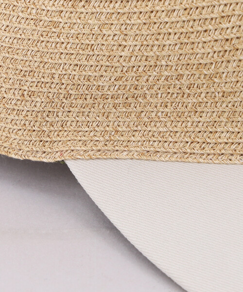 WASHABLE BRAID SLIT CAP BEIGE ONESIZE