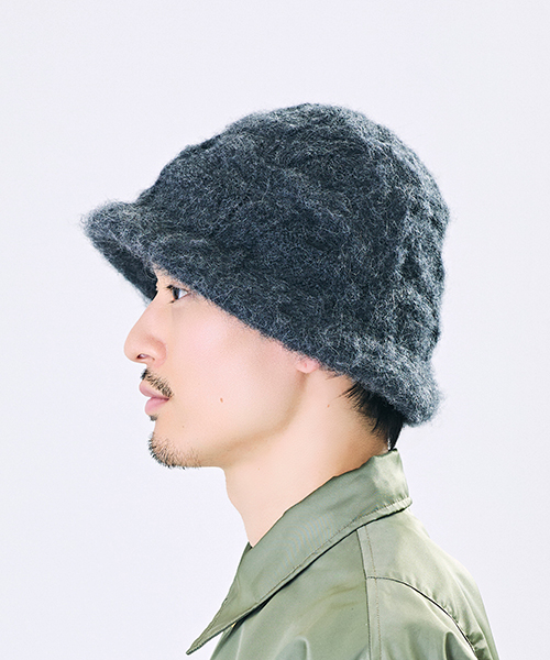 CHARCOAL GRAY モデル頭囲：58.5cm