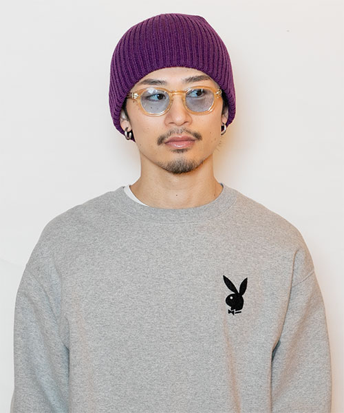 RIB BEANIE PURPLE ONESIZE