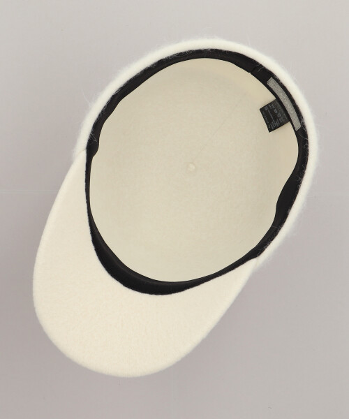 YK ANGORA WOOL CAP2 WHITE ONESIZE