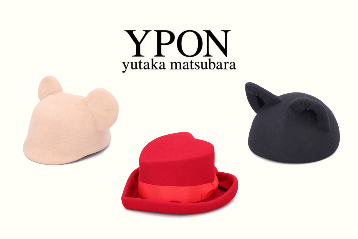 ▲● 帽子　YPON yutaka matsubara