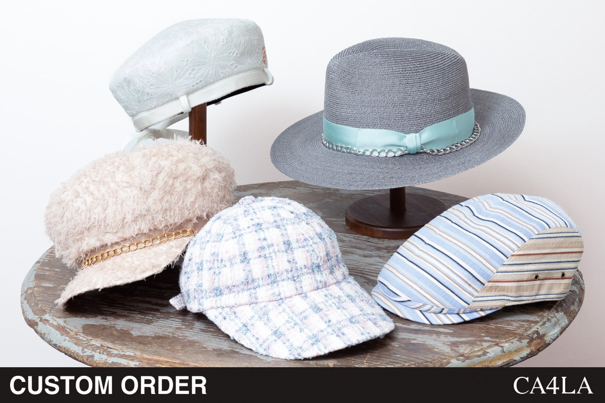"Custom Order Events" where you can experience making your own hat will be held in five cities nationwide