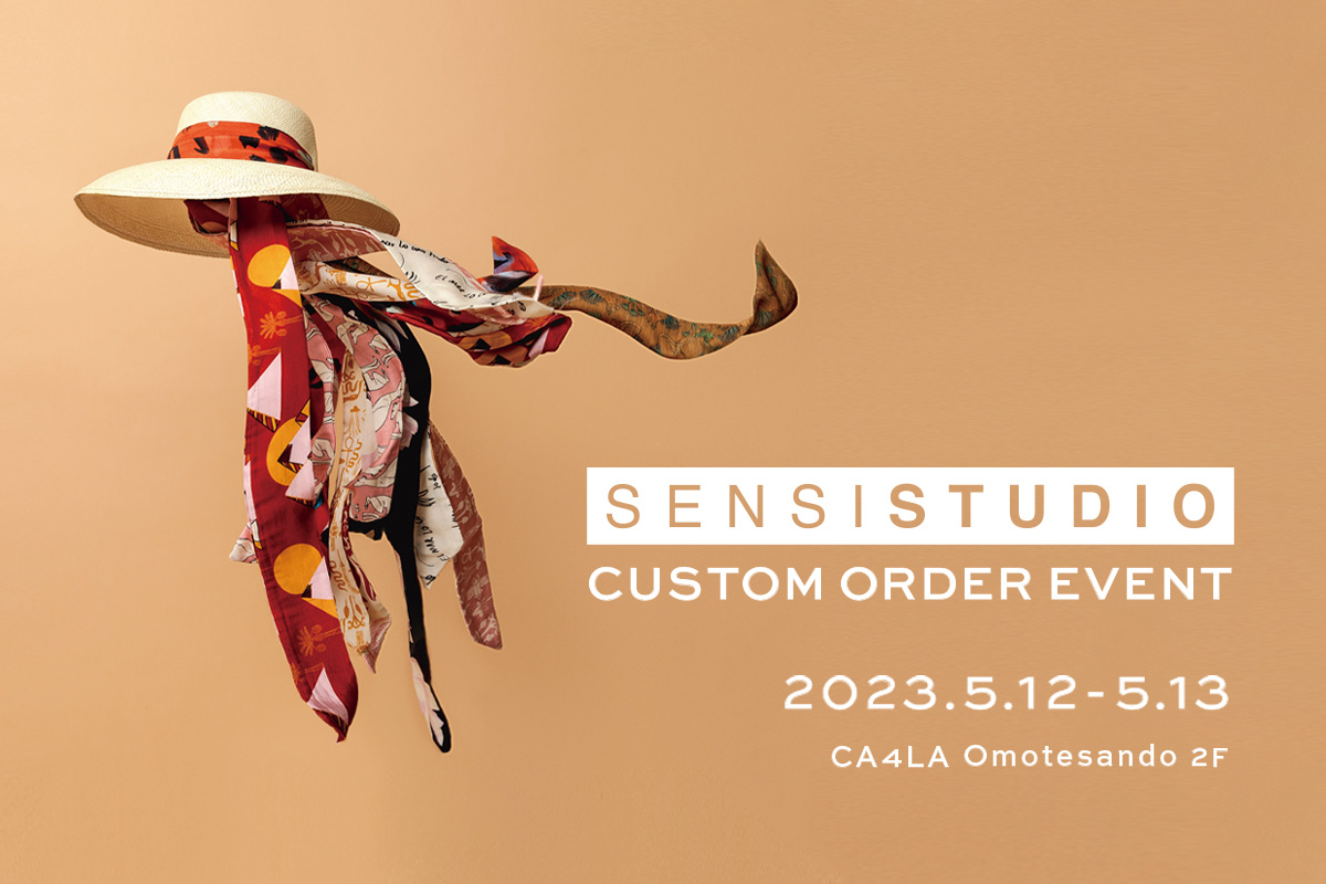 SENSI STUDIOのカスタムオーダーイベントを表参道店で開催
