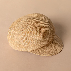 洗えるペーパーブレード・細編み素材の帽子