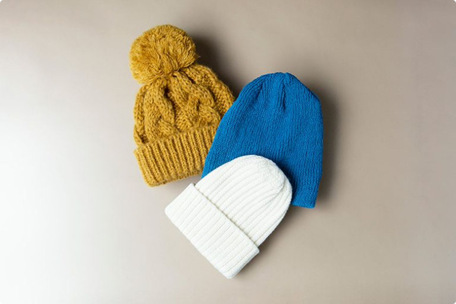 ニット帽のかぶり方