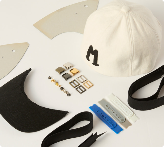 帽子のパーツ名