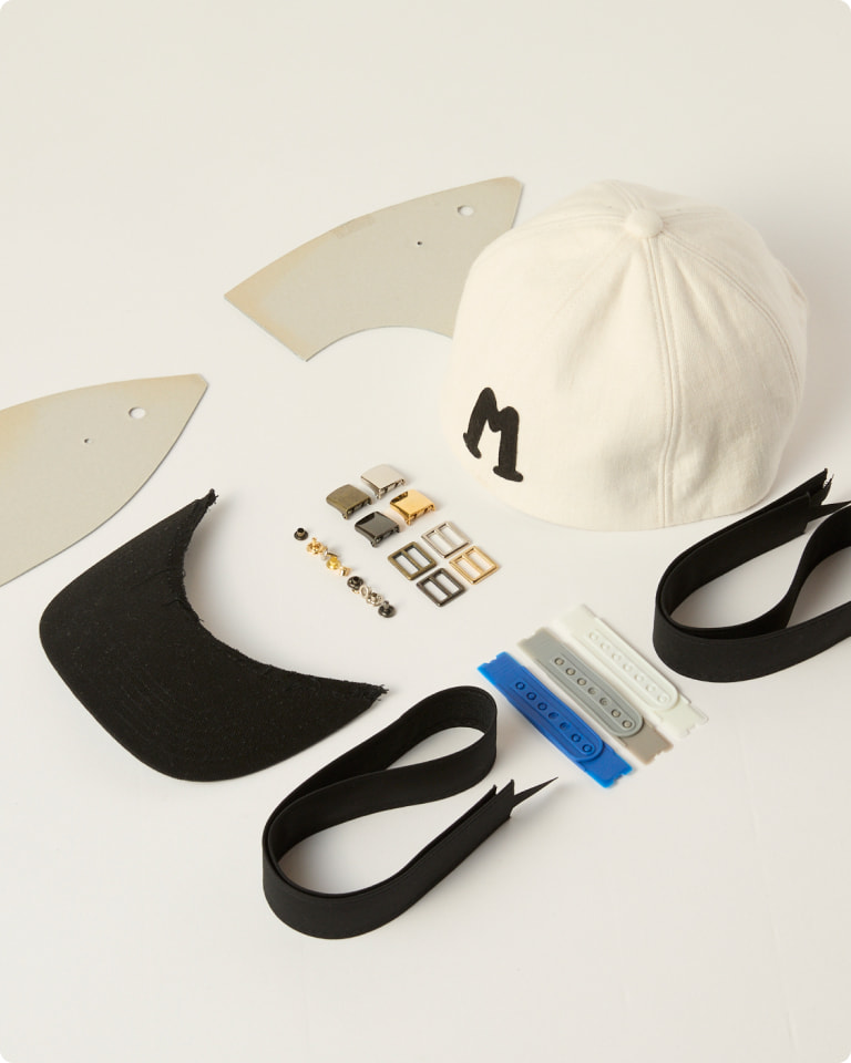 帽子のパーツ名