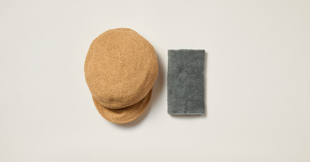 洗えるペーパーブレード・細編み素材の帽子のお手入れ方法｜帽子通販